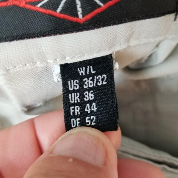 TRU-SPEC Cargo Pants Mens 36x32 Khaki Ripstop Tactical Utility Pockets Workwear - Picture 15 of 15